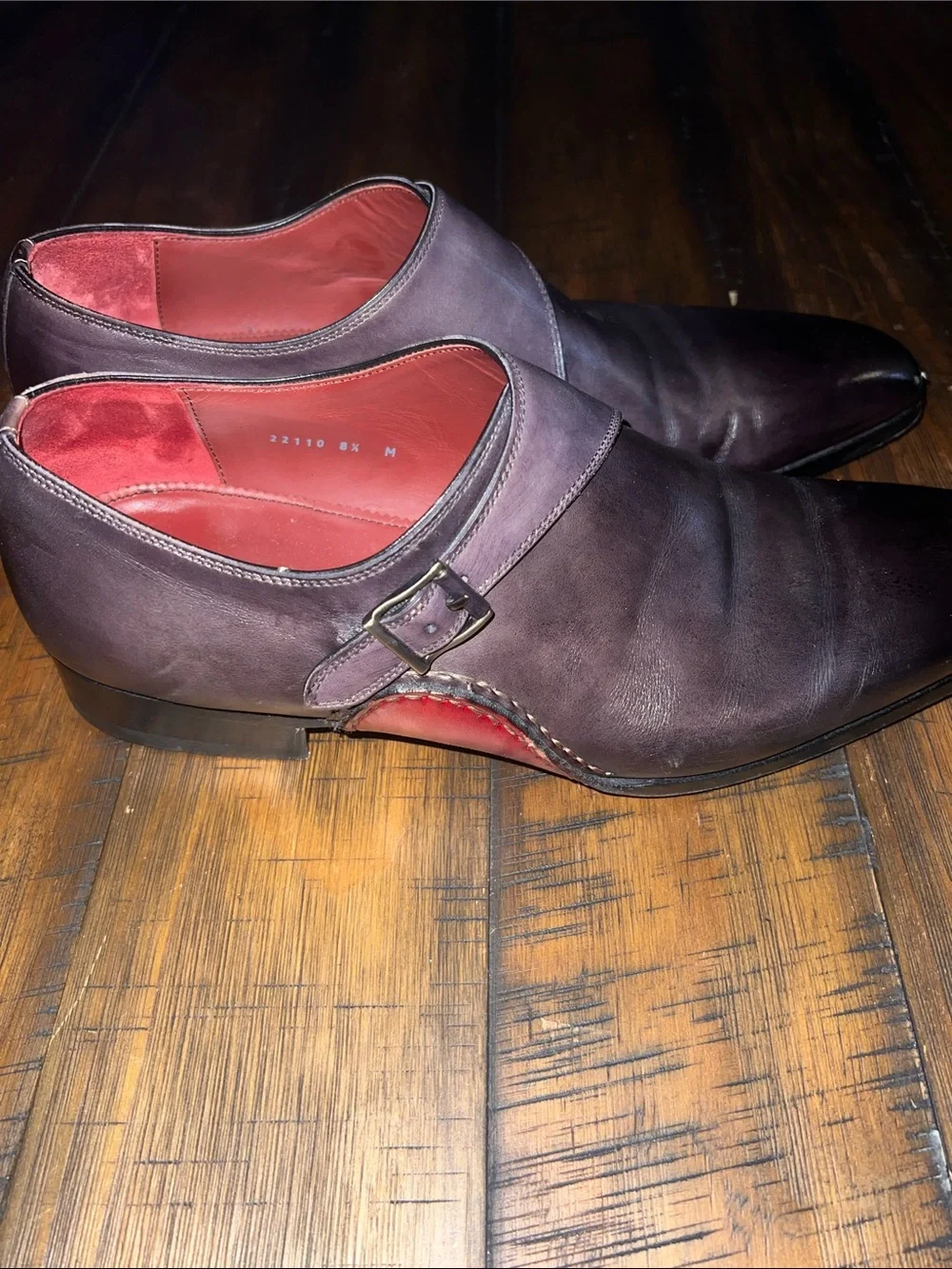 Magnanni Carrera Single Monk Strap Dress Shoe.
